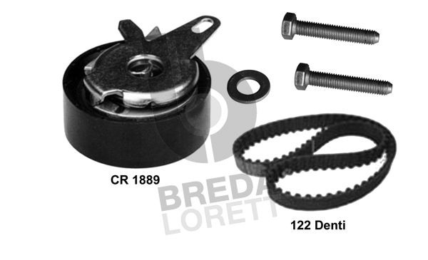 BREDA LORETT Zobsiksnas komplekts KCD0720